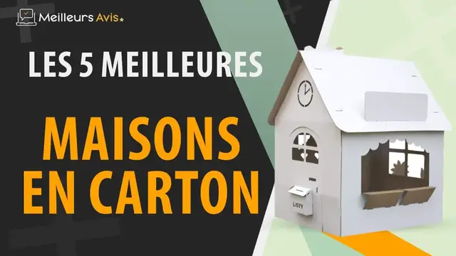 Video thumbnail for ⭐️ MEILLEURE MAISON EN CARTON - Comparatif 2023
