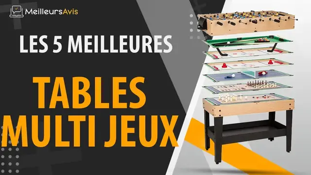 Video thumbnail for ⭐️ MEILLEURE TABLE MULTI JEUX - Avis & Guide d'achat (Comparatif 2022)