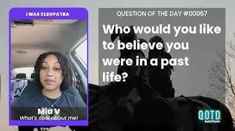 Video thumbnail for Mia says she fought for equality in a past life. A voice for change across time!