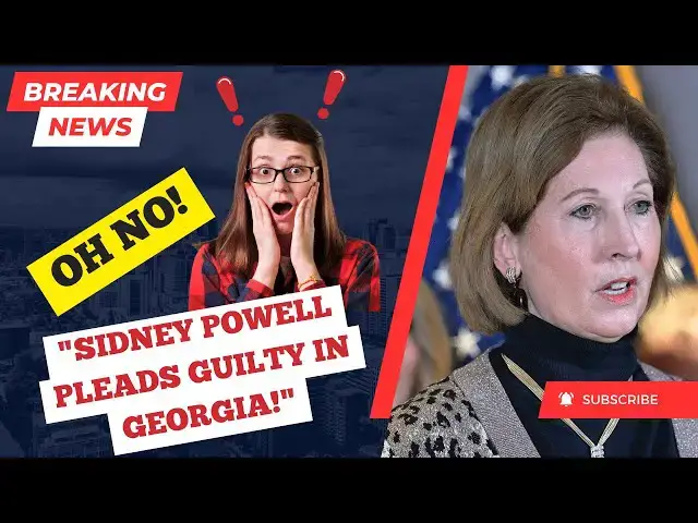 Video thumbnail for Breaking News: Sidney Powell PLEADS GUILTY in Georgia! Shocking Revelations Unveiled