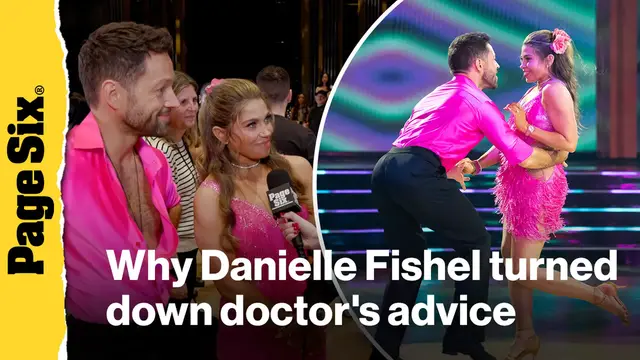 'Video thumbnail for Danielle Fishel shares update on 'Dancing With the Stars' injury — and why she turned down doctor's advice'