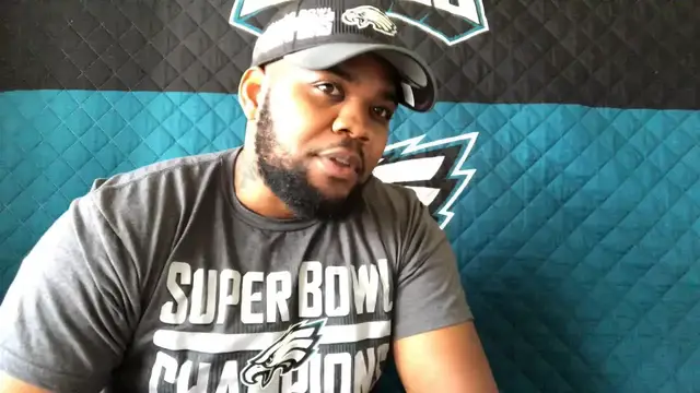 'Video thumbnail for lord brunson: eagles restructure lane johnson: what's roseman cooking with the extra cap space?'
