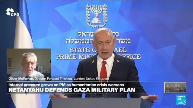 'Video thumbnail for Netanyahu's Gaza war plan doesn't have 'anything to do with Israel's present or future security''