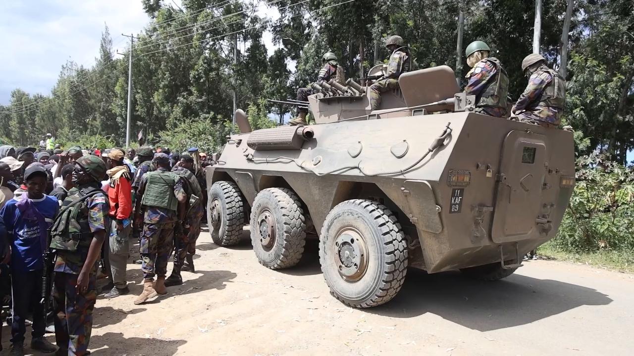 Video thumbnail for Kenya: 2 killed during protests against US Ebola facility in Kenya.