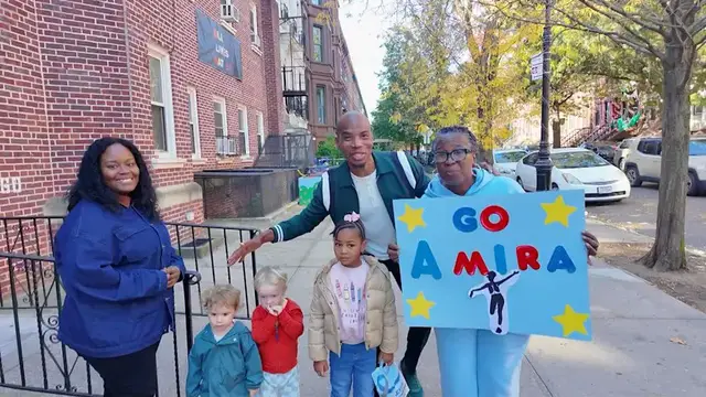 Video thumbnail for 'Go, Amira, go!’ Brooklyn runner with Type 1 diabetes takes on her first NYC Marathon
