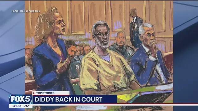 'Video thumbnail for Diddy back in court, casino proposals pass | FOX 5 News Block'