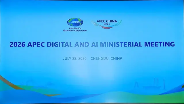 Video thumbnail for China: APEC economies reach agreement on Chengdu Declaration to facilitate cooperation on AI.