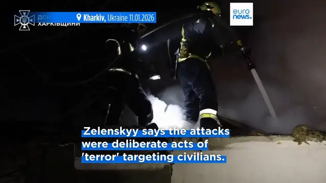 Video thumbnail for Four killed and 20 more injured in overnight Russian attacks across Ukraine