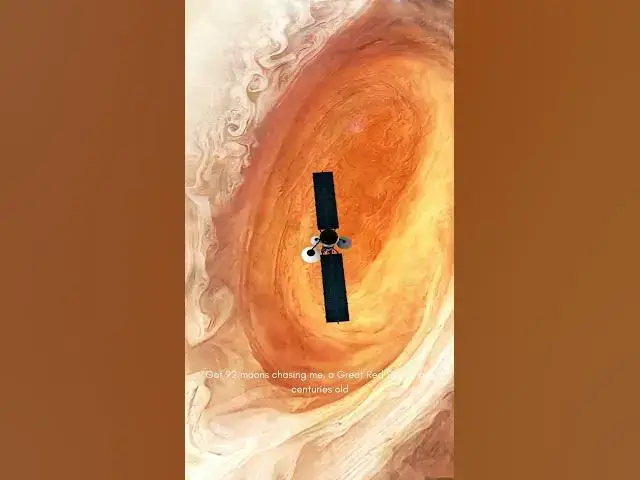 'Video thumbnail for Kingly Cosmic Protector #viralvideo #space #solarsystem #planet #jupiterandearth #jupiter'