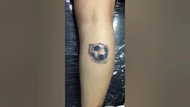 Video thumbnail for Football tattoo ⚽️ #football #tattoo #art #shorts