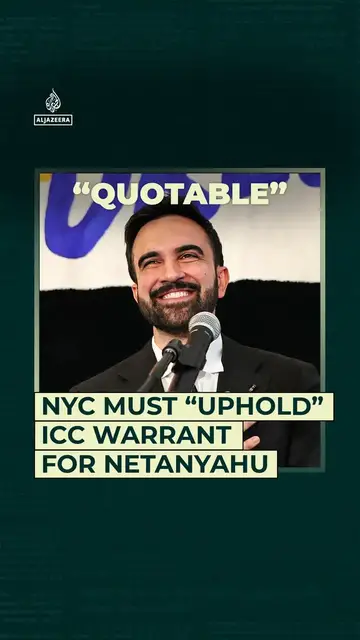'Video thumbnail for NYC must “uphold” ICC warrant for Netanyahu'