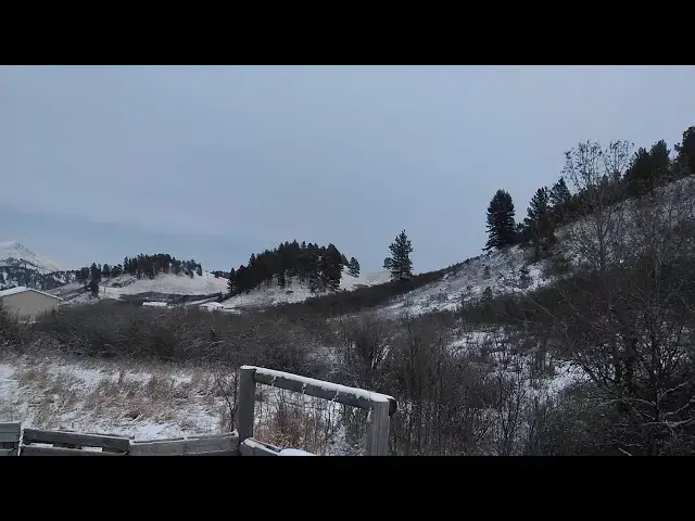 Video thumbnail for IT SNOWED LASTNIGHT & THIS MORNING