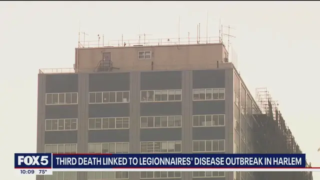'Video thumbnail for Third death from Legionnaires' disease'