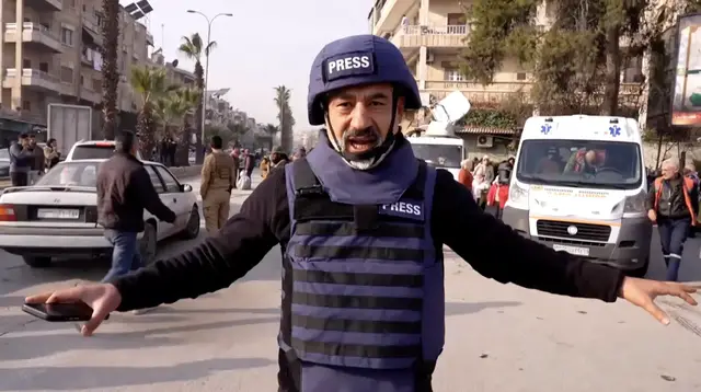 Video thumbnail for Al Jazeera reporter witnesses fighting in Aleppo as thousands flee