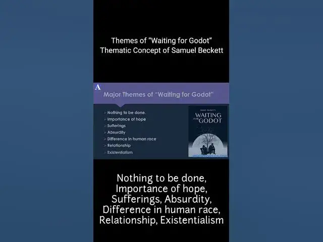 Video thumbnail for Themes of “Waiting for Godot” | Thematic Concept of Samuel Beckett