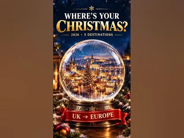 Video thumbnail for 🎄 Christmas in Europe 2026 | 5 Festive Destinations UK Travellers Must See #chritsmas #schengenvisa