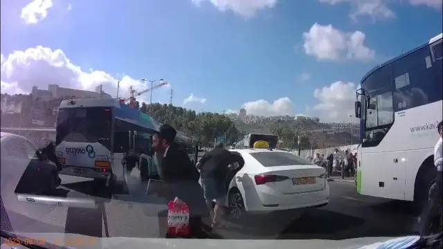 'Video thumbnail for WATCH: Moments of the terror attack at Ramot Junction in Jerusalem'