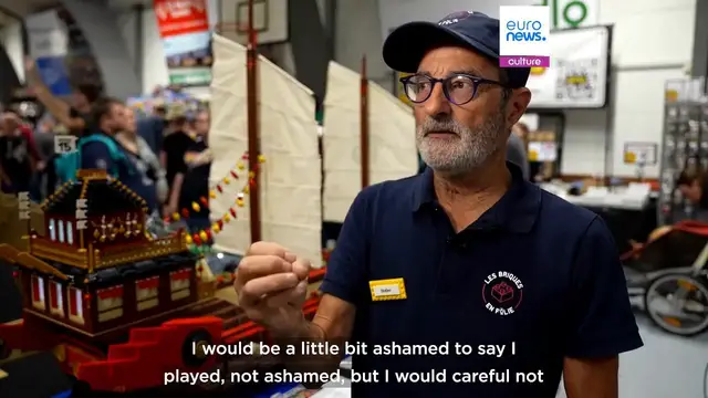 Video thumbnail for Over 1,000 adult LEGO fans gathered in Denmark near the toy giant’s birthplace