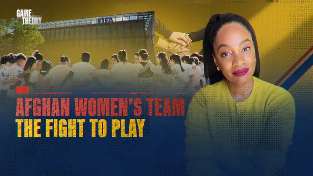 'Video thumbnail for The fight of Afghan women to play football'