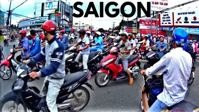 Video thumbnail for ARRIVING IN SAIGON (HO CHI MINH CITY) VIETNAM