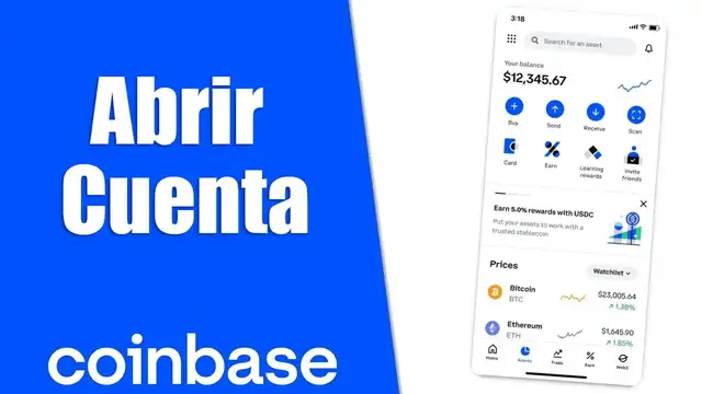 Video thumbnail for (499) cómo abrir coinbase: guía en español y bono bitcoin