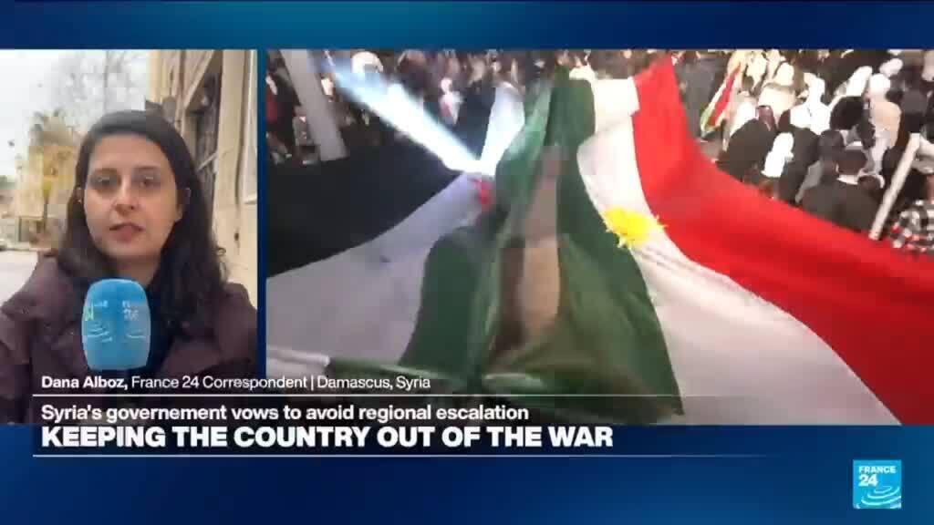 Video thumbnail for Middle East: Syria's governement vows to keep the country out of the war