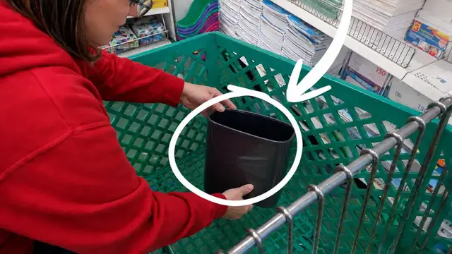 Video thumbnail for Will Be Buying Dollar Store Trash Cans When They See Her Brilliant Kitchen Idea!