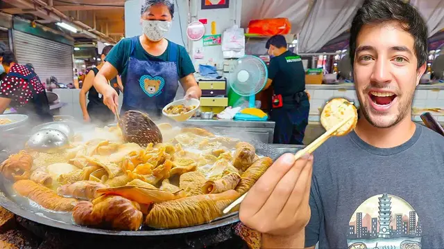 Video thumbnail for Taiwanese STREET FOODS in Chiayi!! BEEF JACUZZI + Breakfast Food in Taiwan's #1 Market!