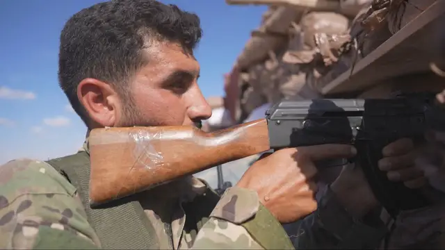 'Video thumbnail for Tensions rise as Syrian forces and Kurdish fighters clash amid fragile ceasefire'