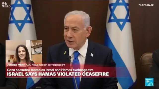 'Video thumbnail for Israeli planes strike Gaza City after Netanyahu orders 'powerful attacks''