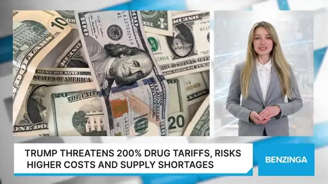 'Video thumbnail for Trump Threatens 200% Drug Tariffs, Risks Higher Costs And Supply Shortages'