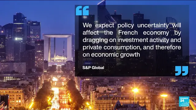 'Video thumbnail for S&P cuts France credit rating from AA to A+'