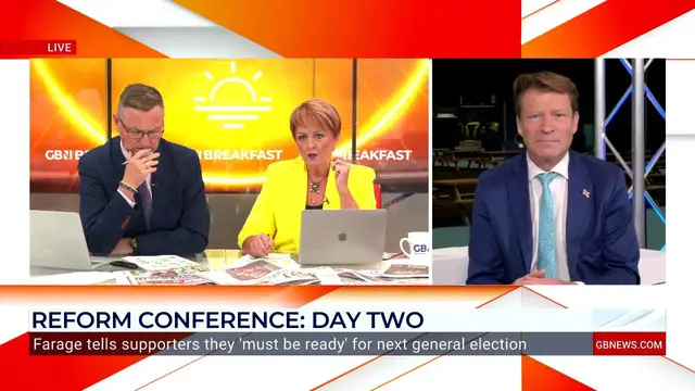 'Video thumbnail for WATCH: Richard Tice blasts Labour's 'lumbering dinosaurs' following Cabinet reshuffle'