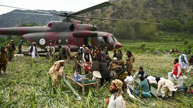 'Video thumbnail for Rescuers focus on remote Afghan regions after earthquake kills over 1,400'