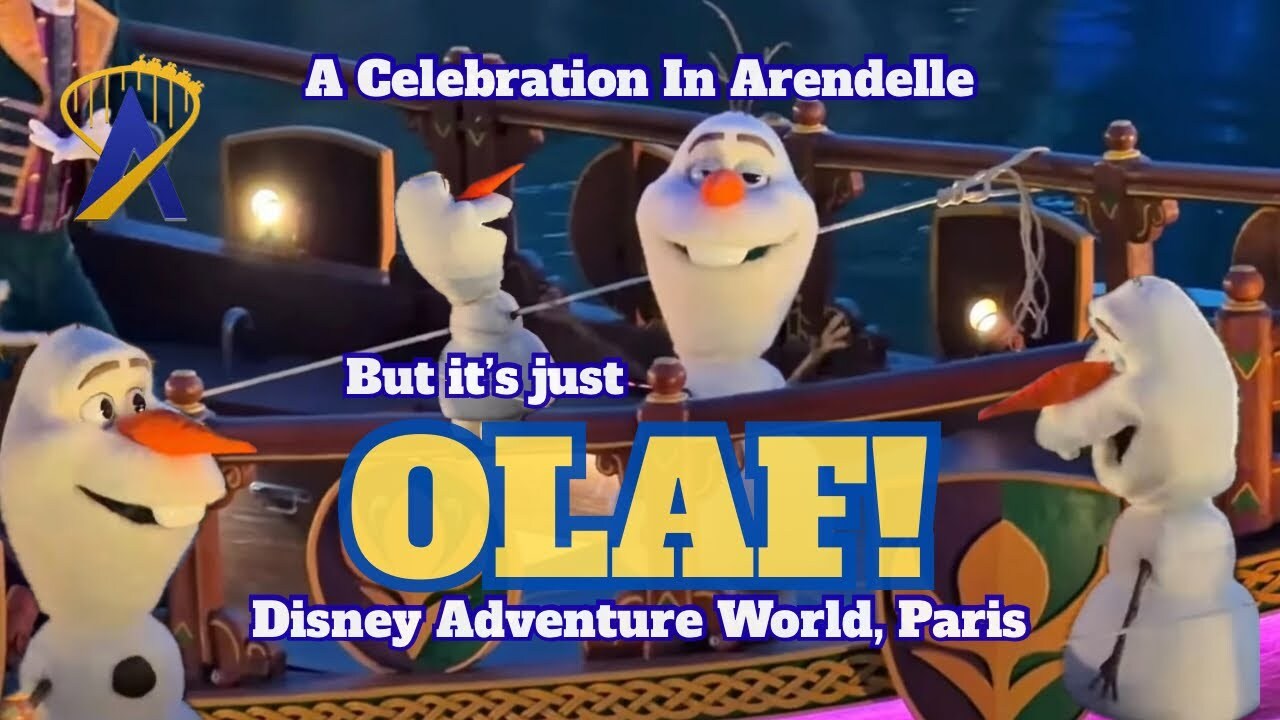 Video thumbnail for A Celebration In Arendelle But Just The New Olaf Animatronic - Disney Adventure World