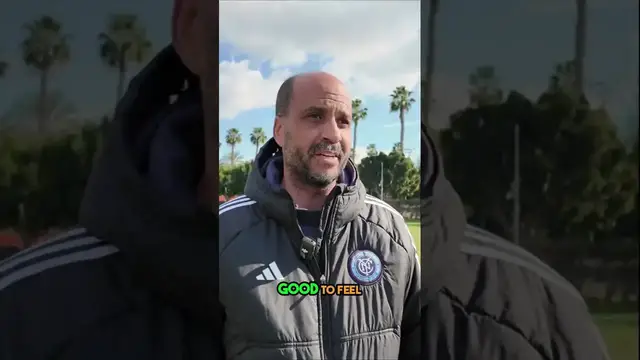 Video thumbnail for NYCFC Assistant Coach on Pre-Season Training Camp
