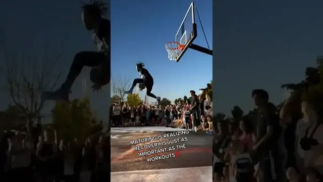 'Video thumbnail for Amazing Basketball Dunk Show: Crowd Goes Wild!'