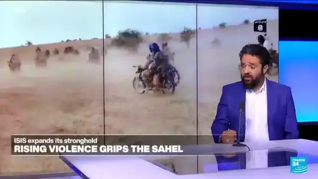 'Video thumbnail for Islamic State expands stronghold as rising violence grips the Sahel'