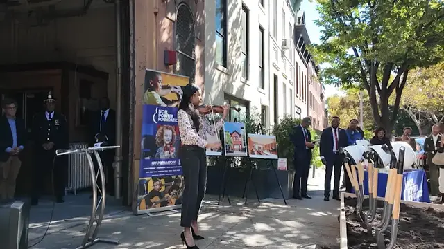 Video thumbnail for Rebuilding Brooklyn: Historic firehouse to be transformed into Noel Pointer Foundation's music center