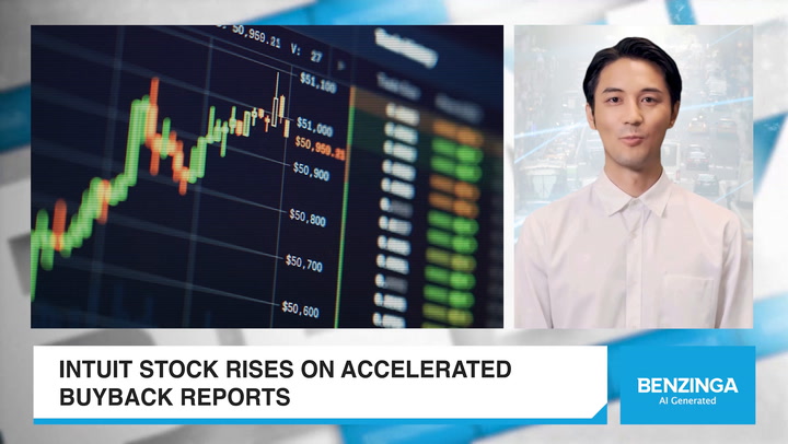 Video thumbnail for Intuit Stock Rises