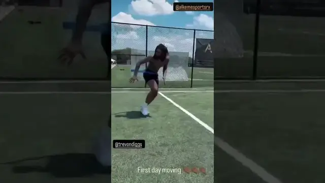 Video thumbnail for (471) trevon diggs recovery: first day moving post-injury