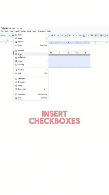Video thumbnail for Create a habit tracker in Google Sheets in few easy steps