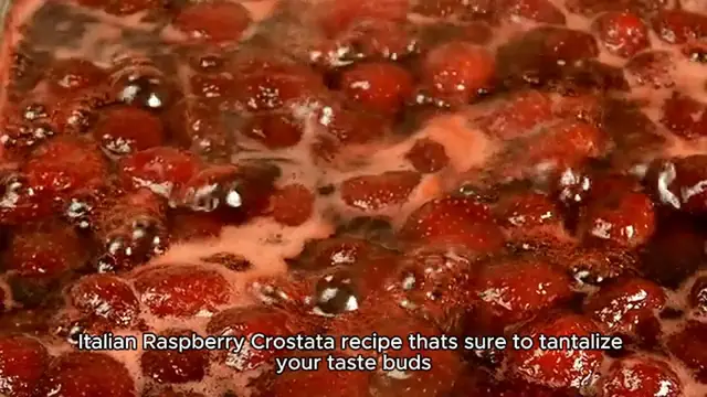 Video thumbnail for Italian Raspberry Crostata recipe