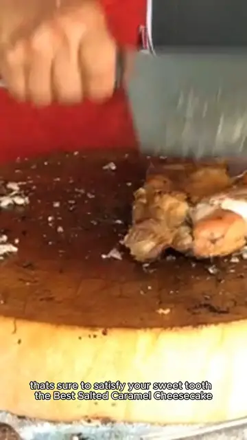 Video thumbnail for best salted caramel cheesecake reicpe