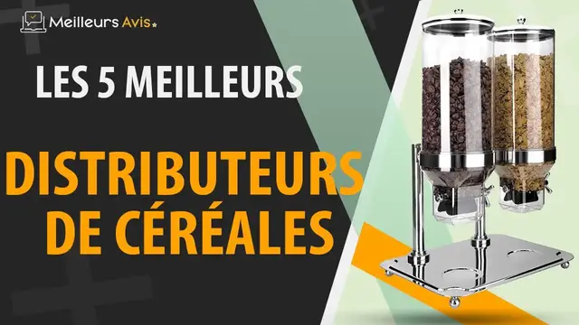 Video thumbnail for ⭐️ MEILLEUR DISTRIBUTEUR DE CÉRÉALES - Avis & Guide d'achat (Comparatif 2022)
