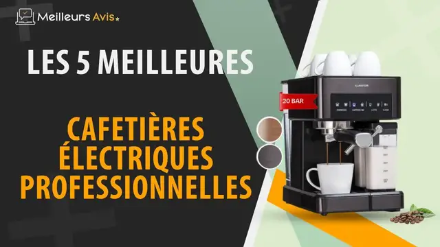 Video thumbnail for ⭐️ MEILLEURE CAFETIERE ELECTRIQUE PROFESSIONNELLE - Comparatif 2023