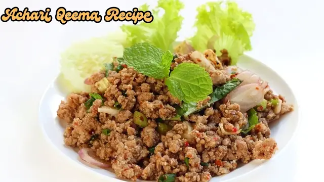 Video thumbnail for Achari qeema Recipe or Pickled Taste Minced Recipe
