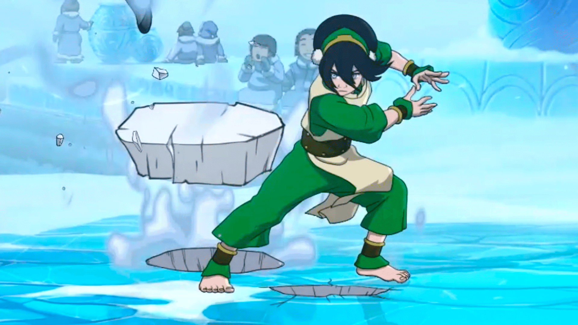 Video thumbnail for Avatar Legends: The Fighting Game - Official Toph vs Katara Match 1 Gameplay