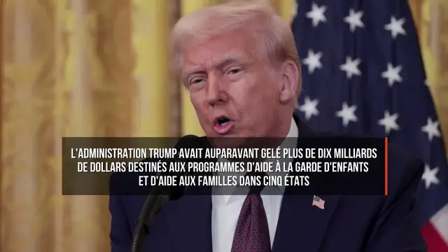 Video thumbnail for L'administration Trump est poursuivie pour avoir coupé dans les aides aux structures d'accueil pour enfants sur de faux