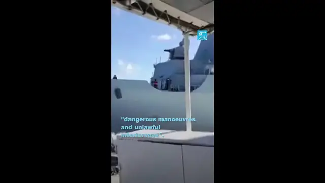 'Video thumbnail for Chinese vessels collide in South China Sea'